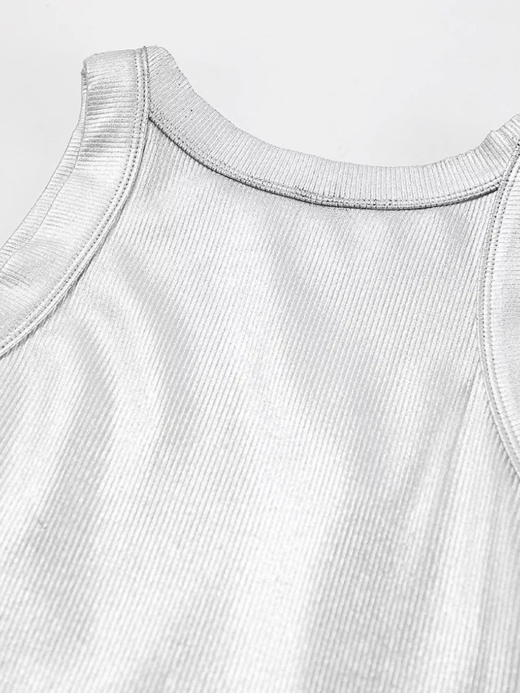 Ribbed Racerback Tank Top