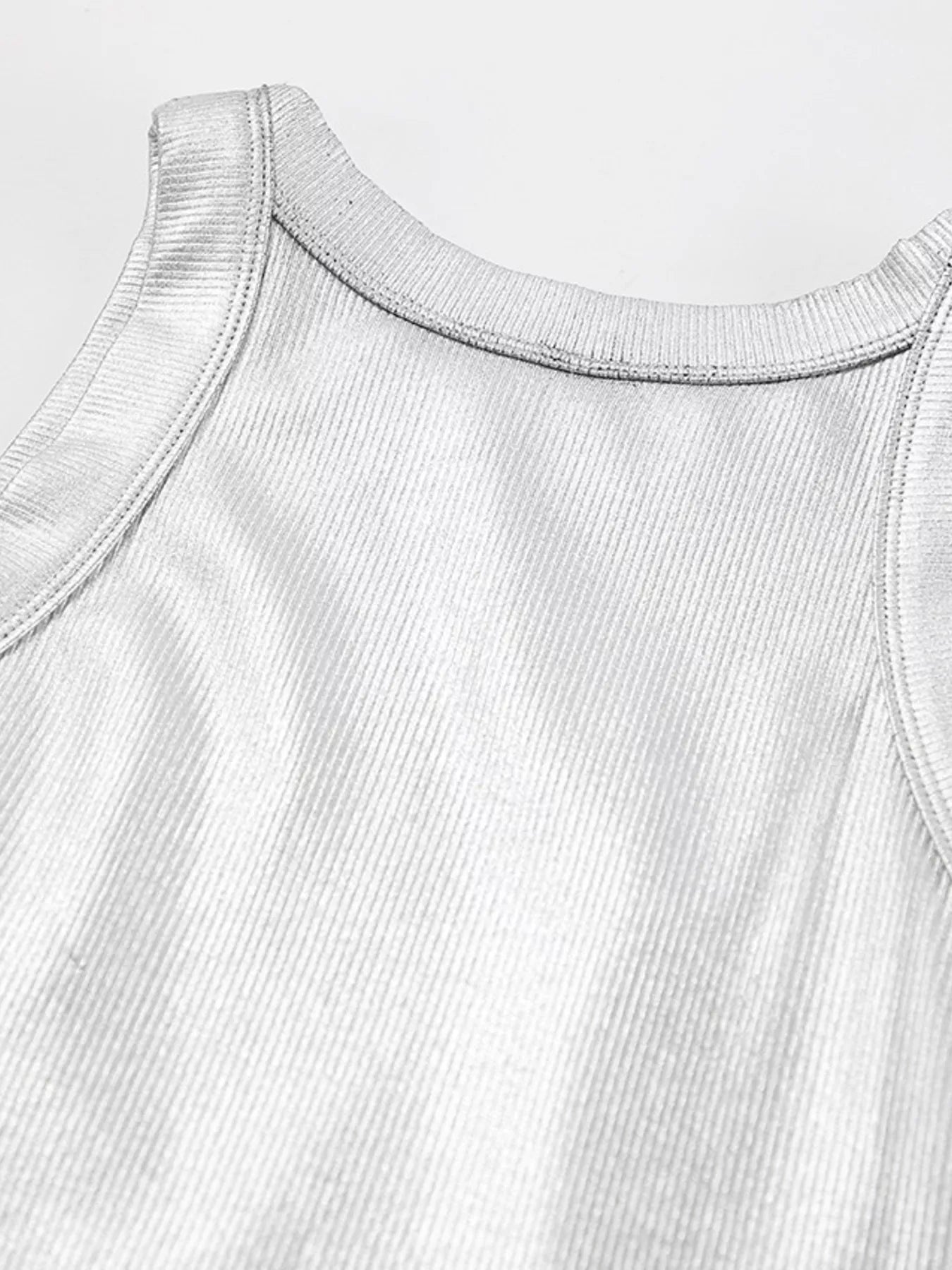 Ribbed Racerback Tank Top