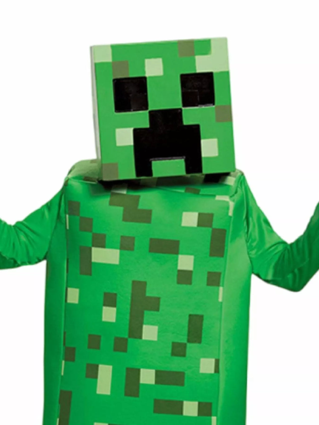 Children's Minecraft Pixelated Print Costume Set