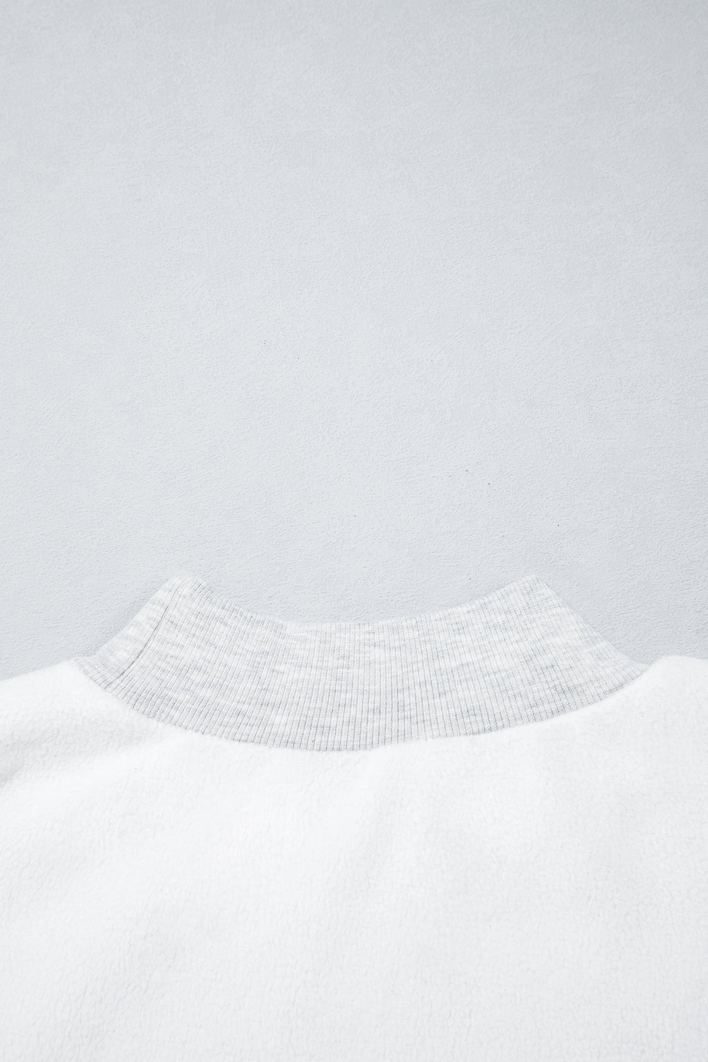 Light Grey High Neck GAMEDAY/ FOOTBALL Double Side Printed Reversible Sweatshirt