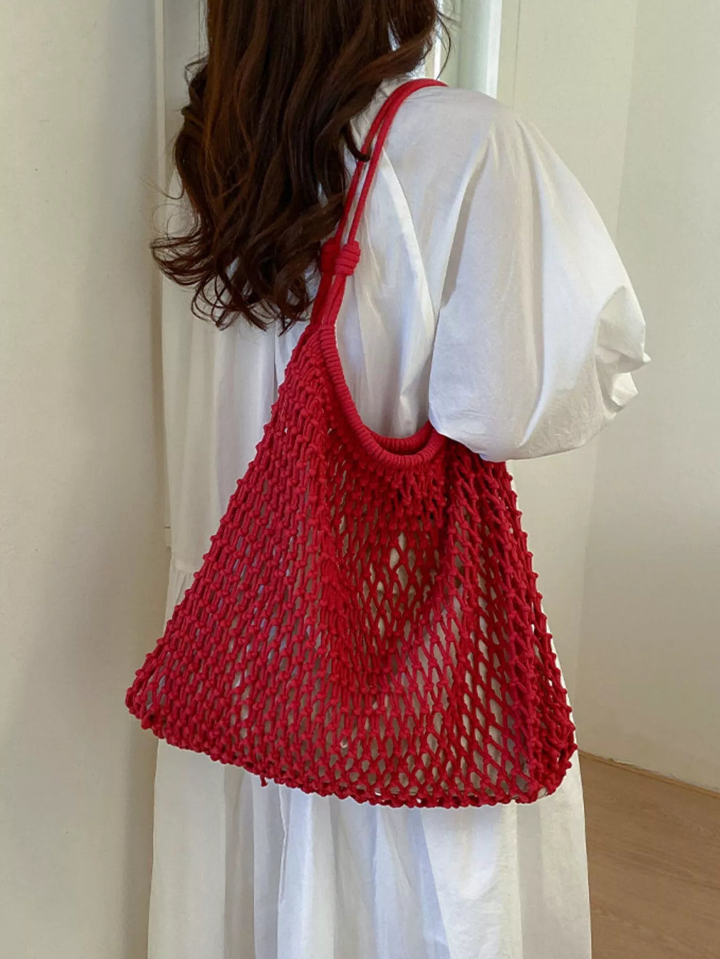 Crochet Knit Shoulder Bag