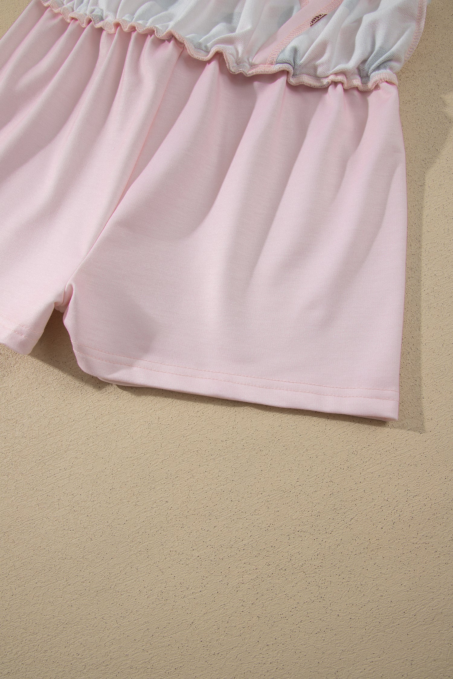 Pink Polka Dot Two Piece Set Long Sleeve Casual Skirt Set