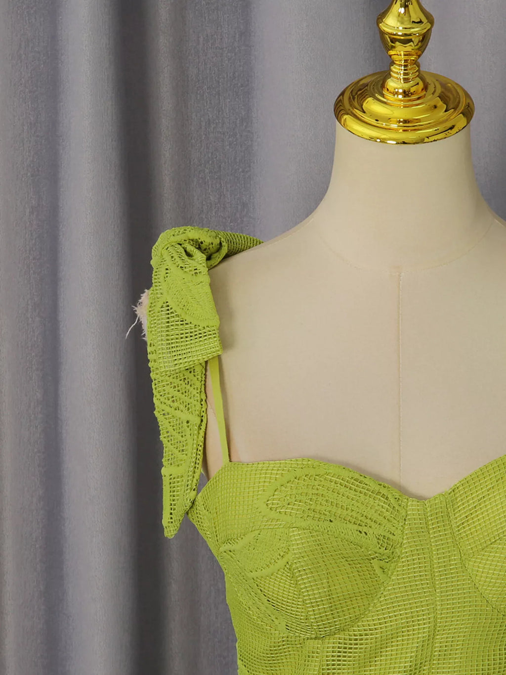 Sweetheart Neck Tie-Strap Dress