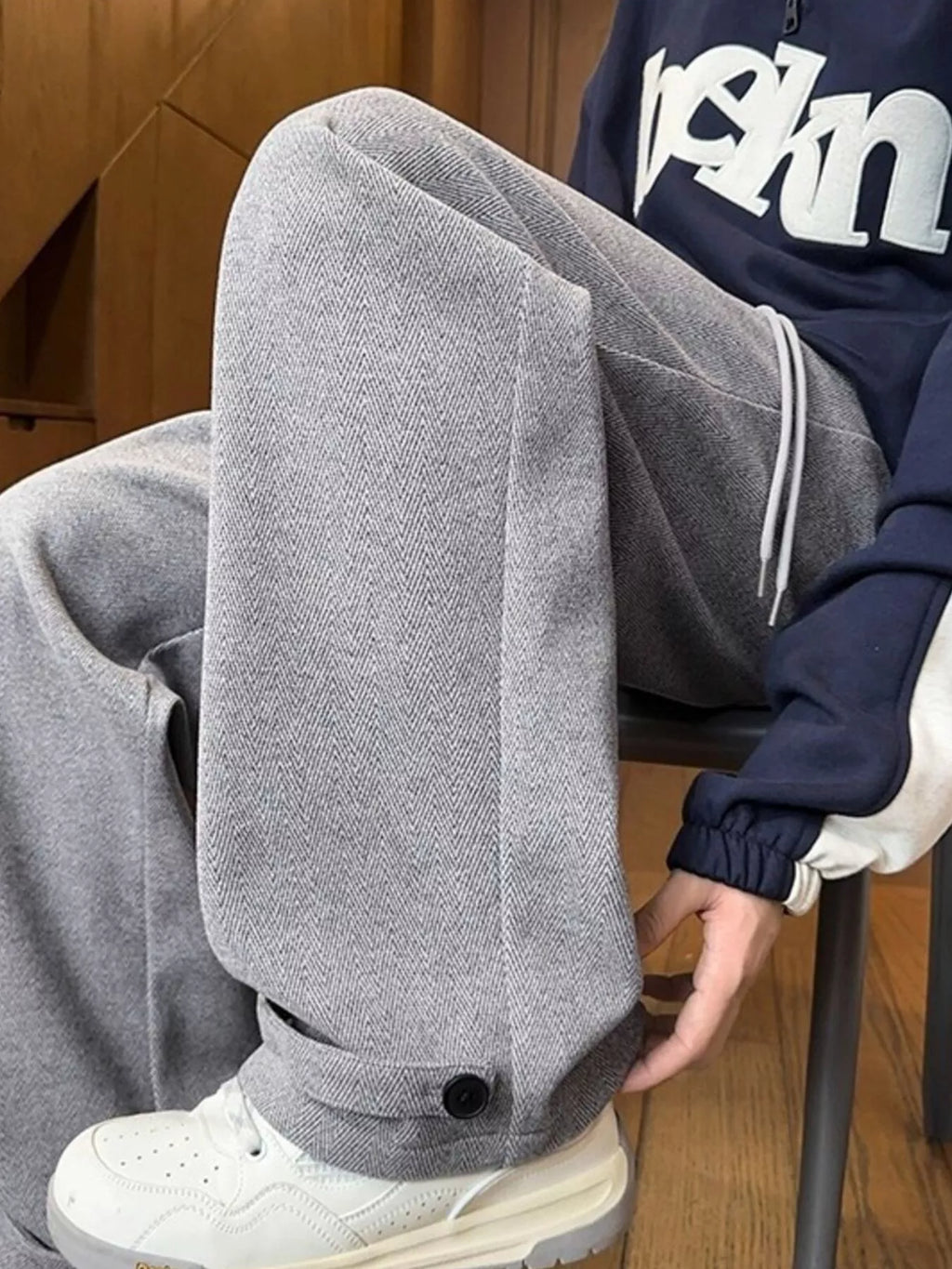 Men's Plus Size Drawstring Relaxed Fit Pants
