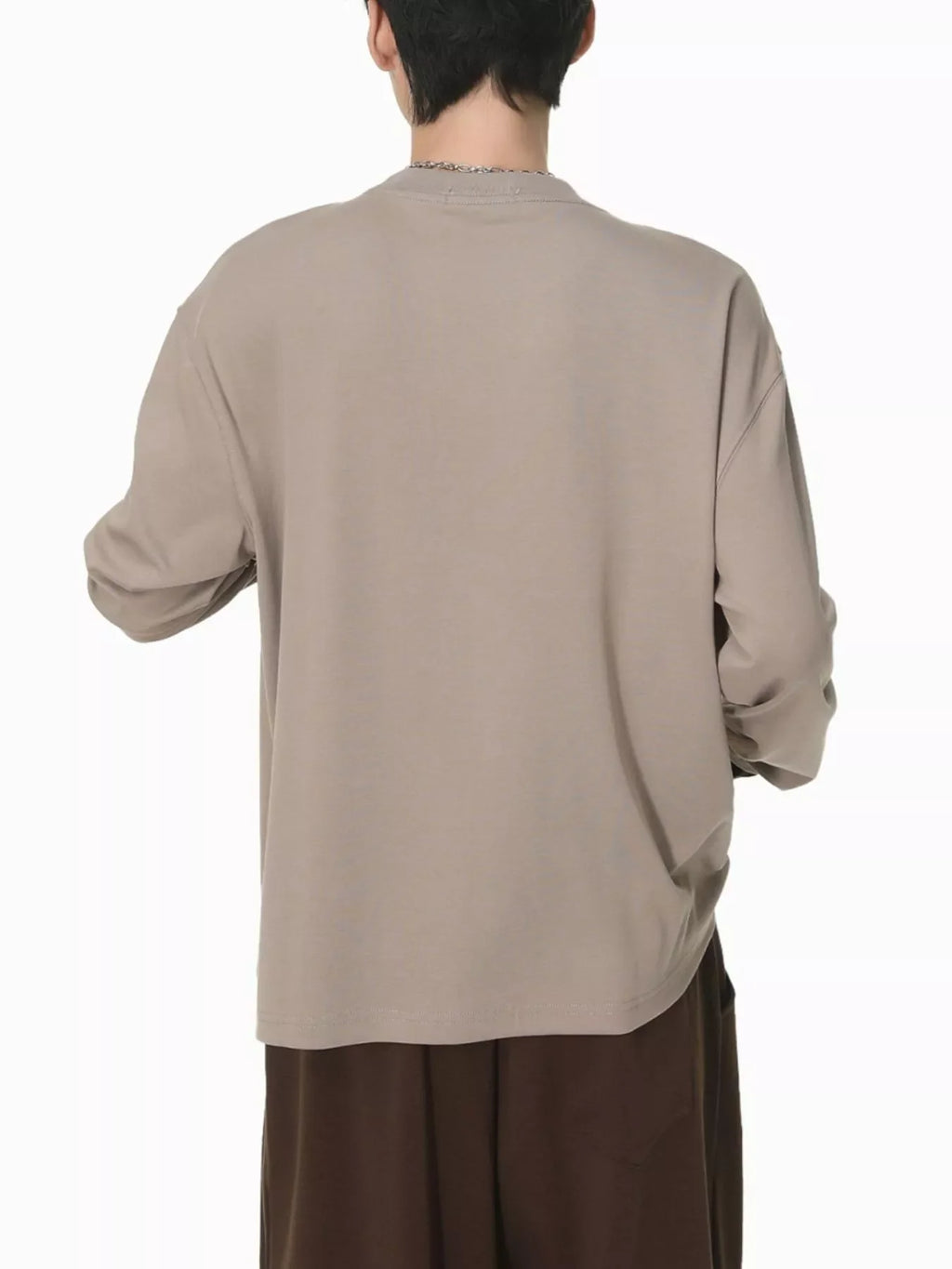 Men's Oversized Long Sleeve T-Shirt