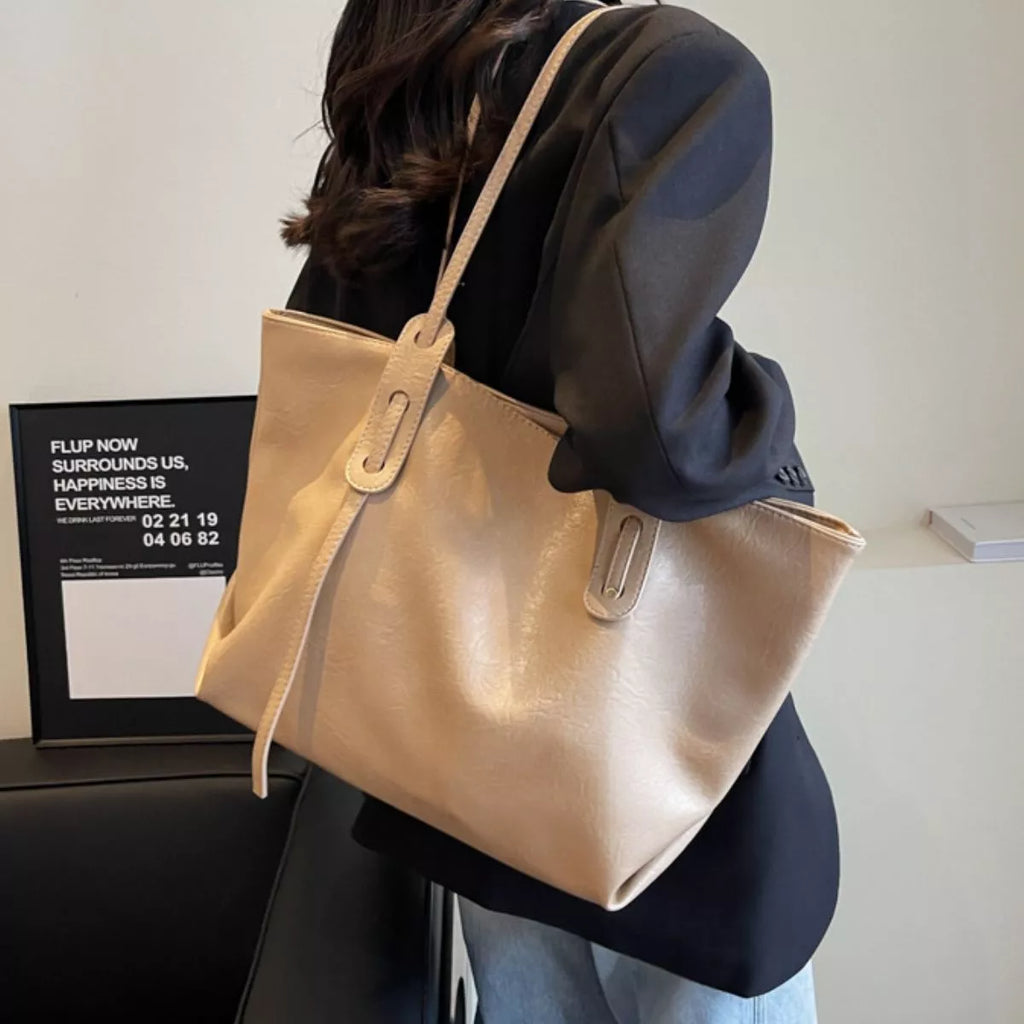 PU Leather Shoulder Bag