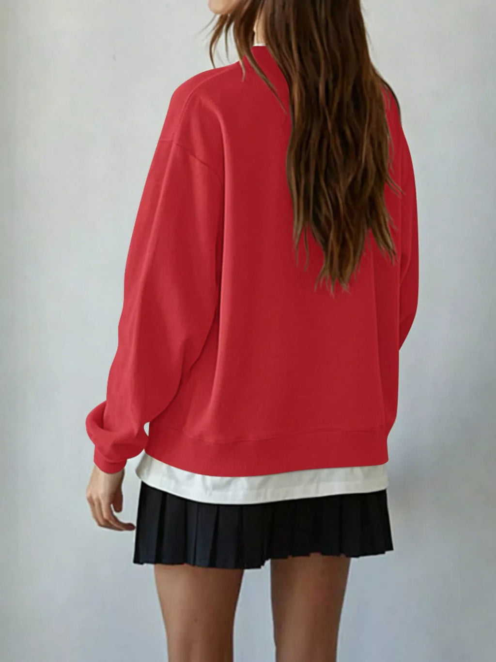 Oversized Crew Neck Sweatshirt