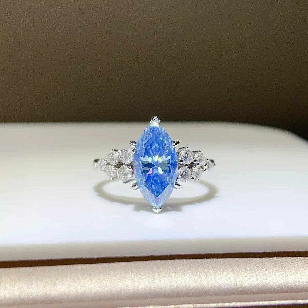 3 Carat 925 Sterling Silver Moissanite Ring