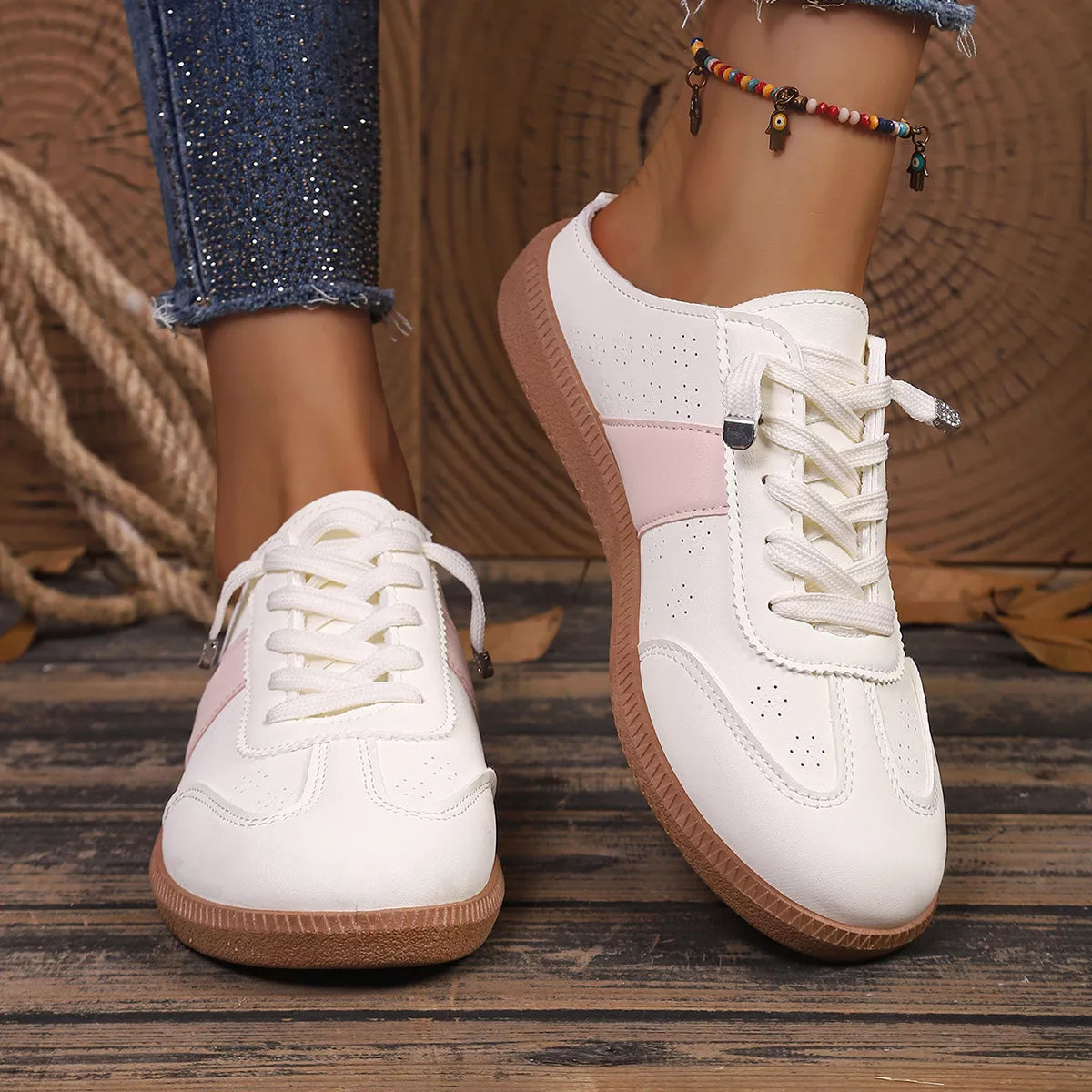 Round Toe Slip-Ons