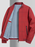 Men's Plus Size Zip Up Long Sleeve Jacket