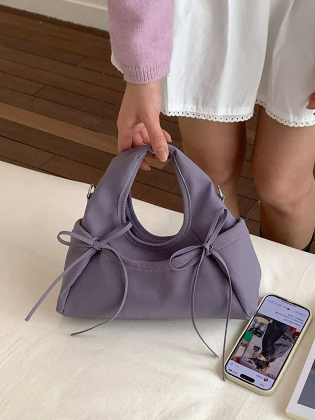 Bow Detail Crossbody Bag