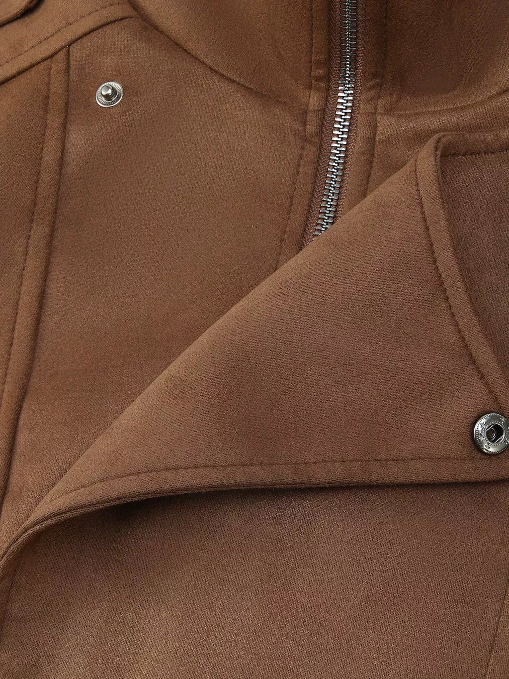 Asymmetrical Zipper Moto Jacket with Belt Detail