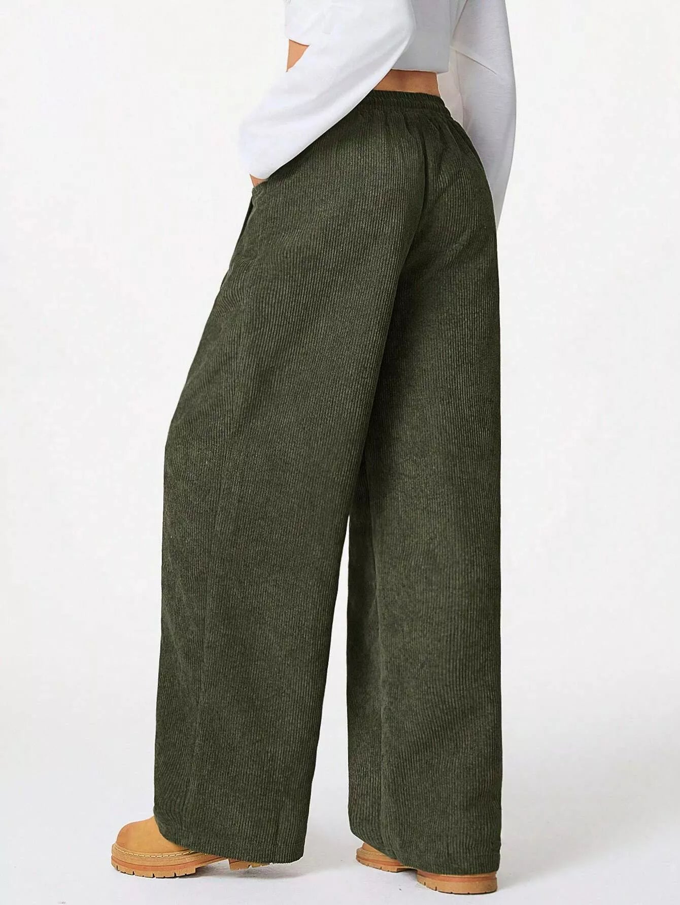 Corduroy Wide Leg Pants