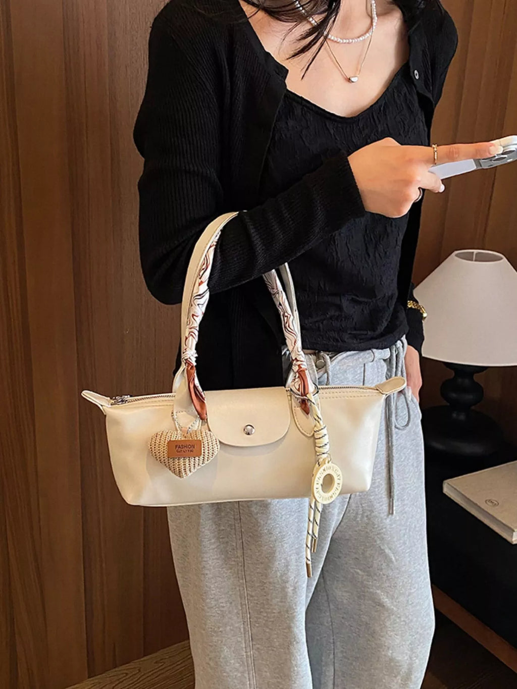 PU Leather Shoulder Bag