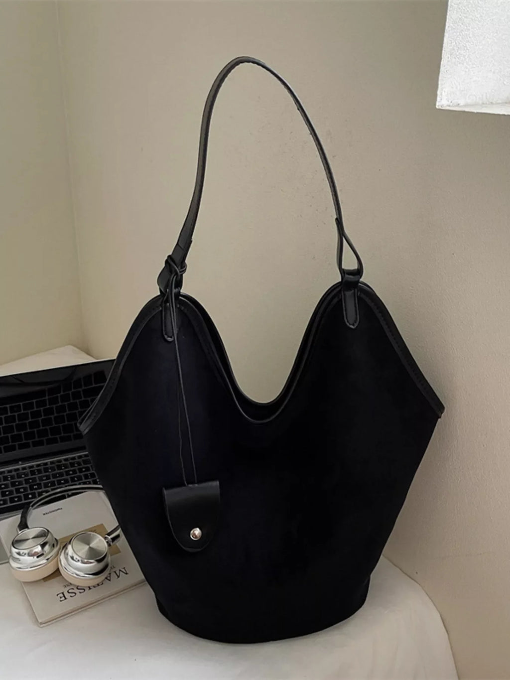 Solid Color Tote Bag
