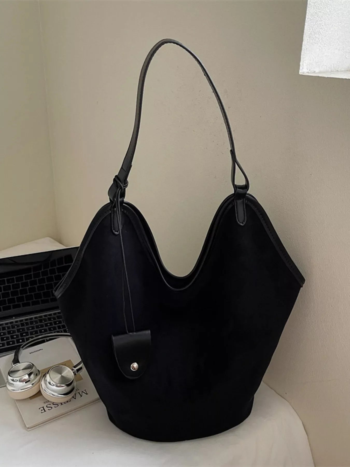 Solid Color Tote Bag