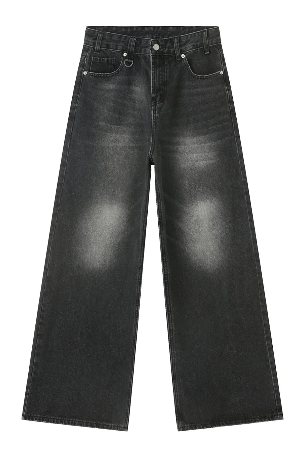 Wide Leg Jeans with Pockets