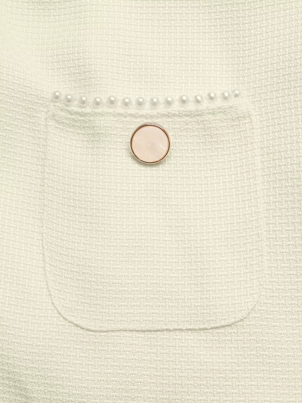 Peter Pan Collar Button-Front Tweed Mini Dress