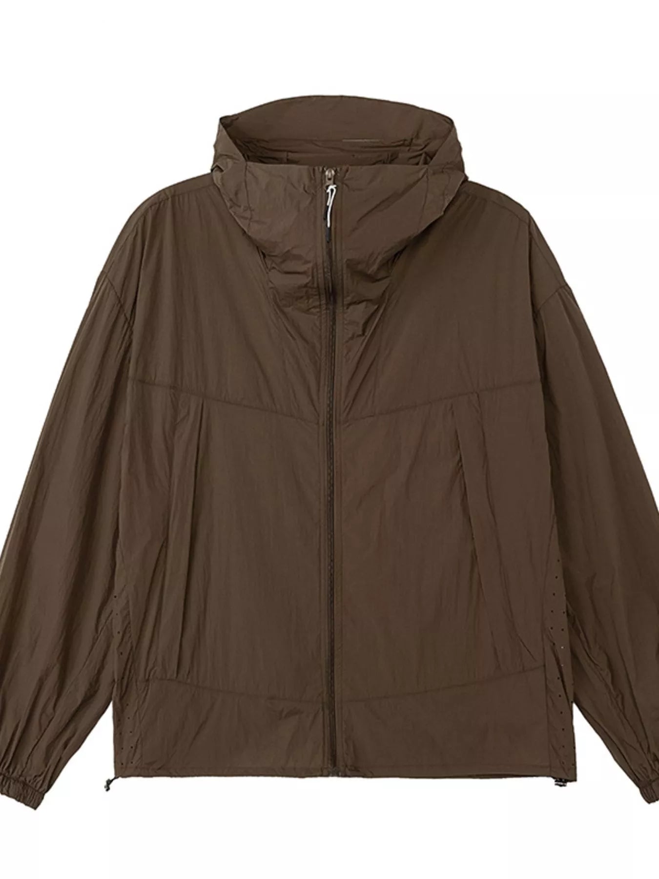 Men's Plus Size Lightweight Hooded Windbreaker Jacket