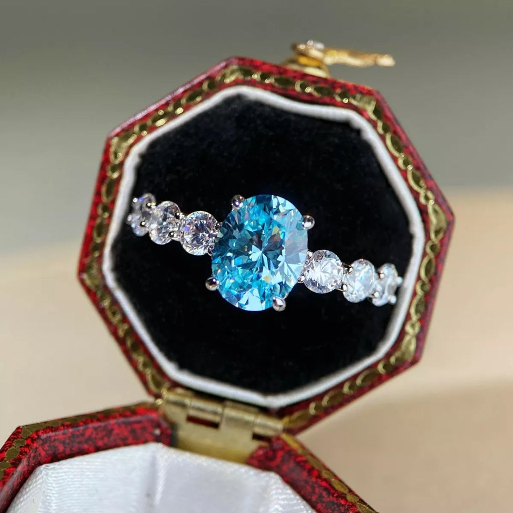 925 Sterling Silver Oval Ring