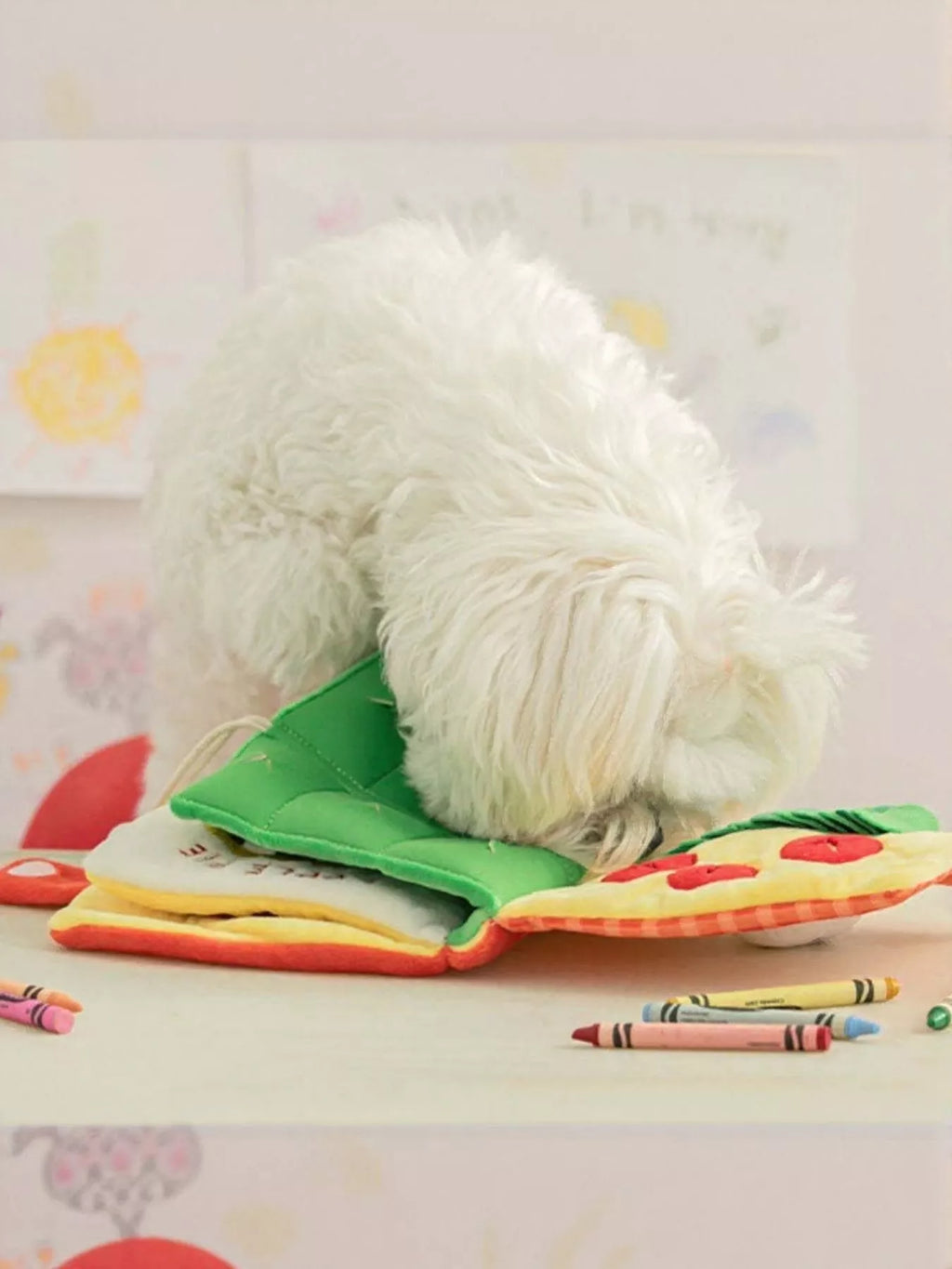 Interactive Crinkle Book Pet Sound Toy