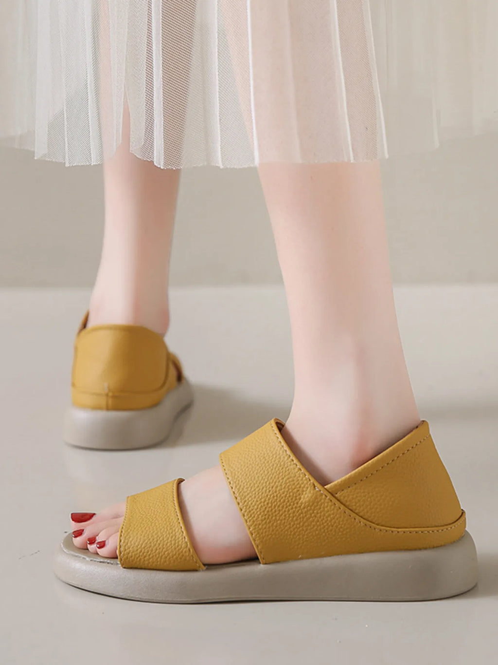 Open Toe Platform Sandals