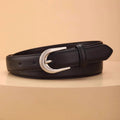 Adjustable Fit Buckle Leather Belt