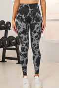 Tie-Dye High Waist Full Length Active Leggings