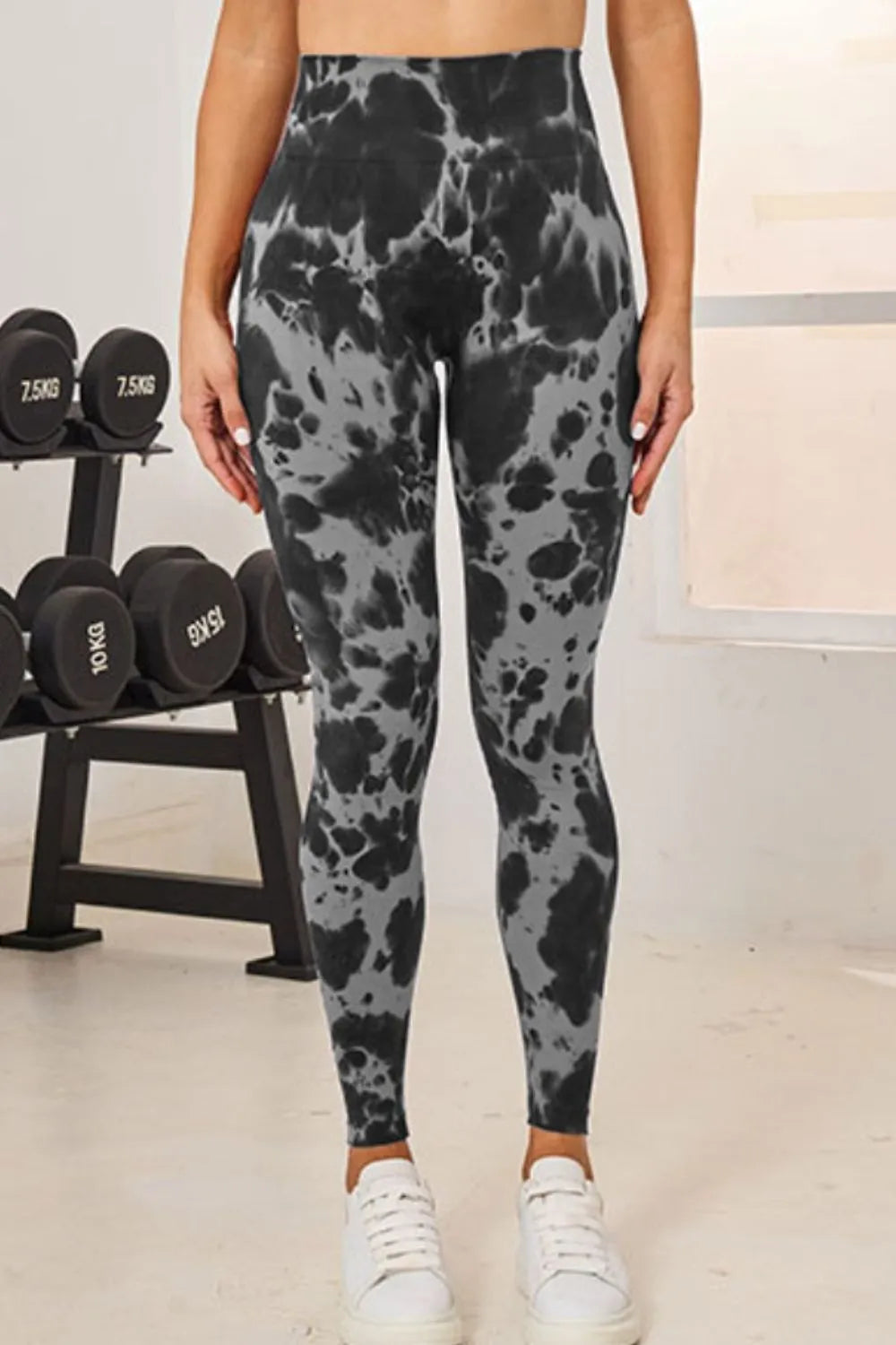 Tie-Dye High Waist Full Length Active Leggings