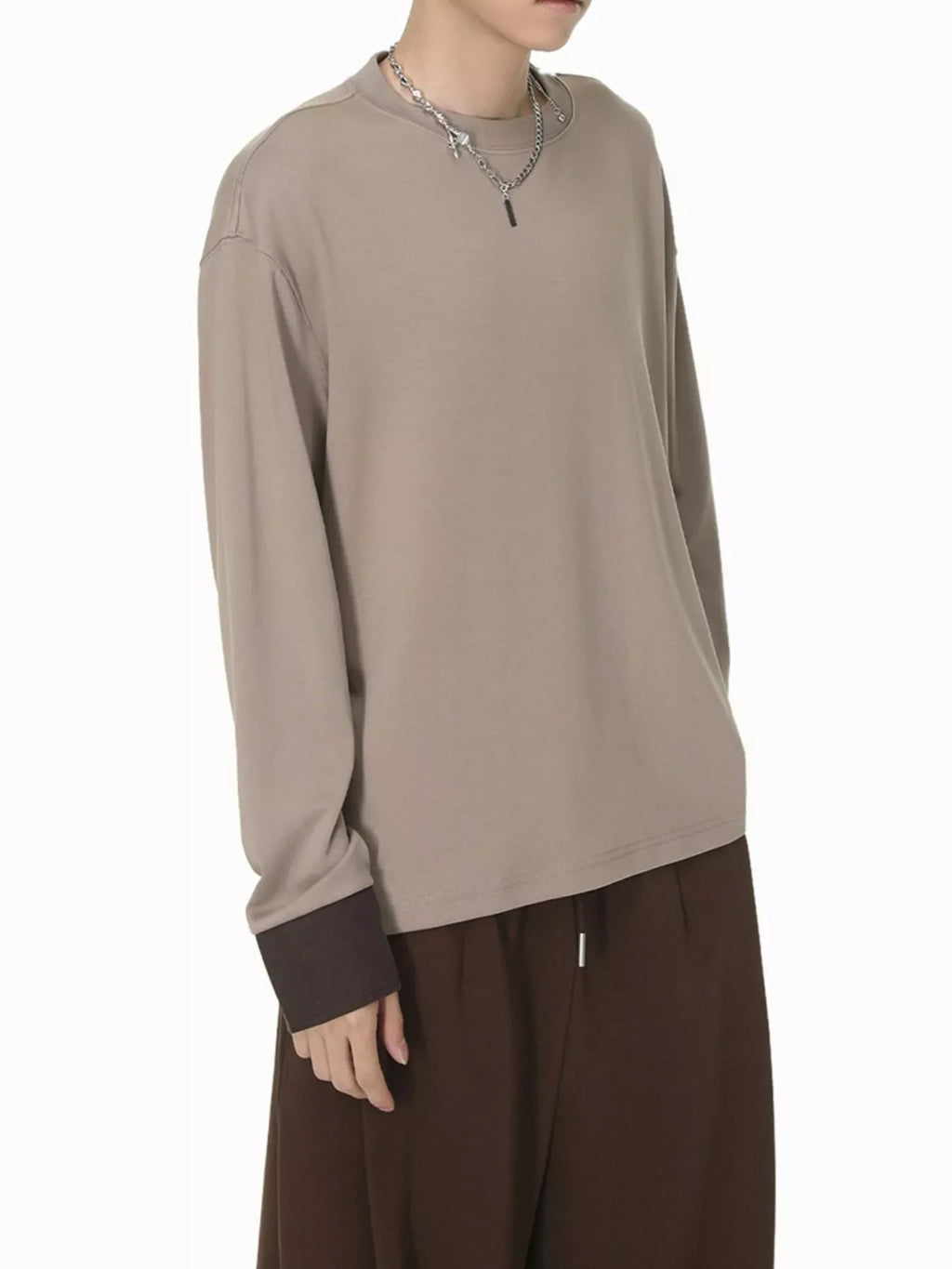 Men's Oversized Long Sleeve T-Shirt