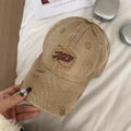 Distressed Washed Cotton Baseball Cap
