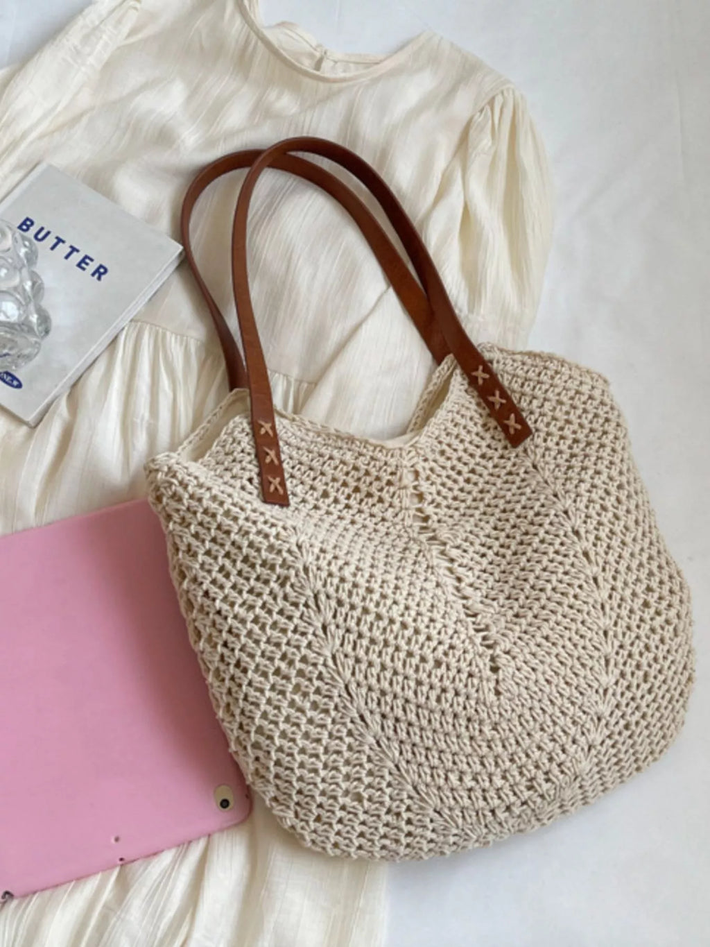 Crochet Knit Shoulder Bag