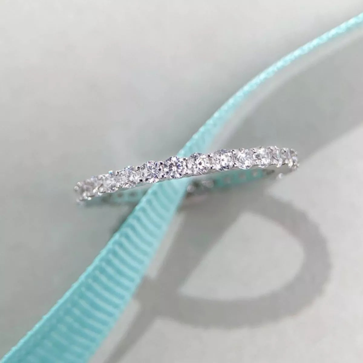 925 Sterling Silver Zircon Ring