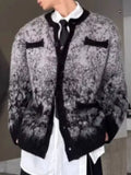 Men's Gradient Long Sleeve Cardigan