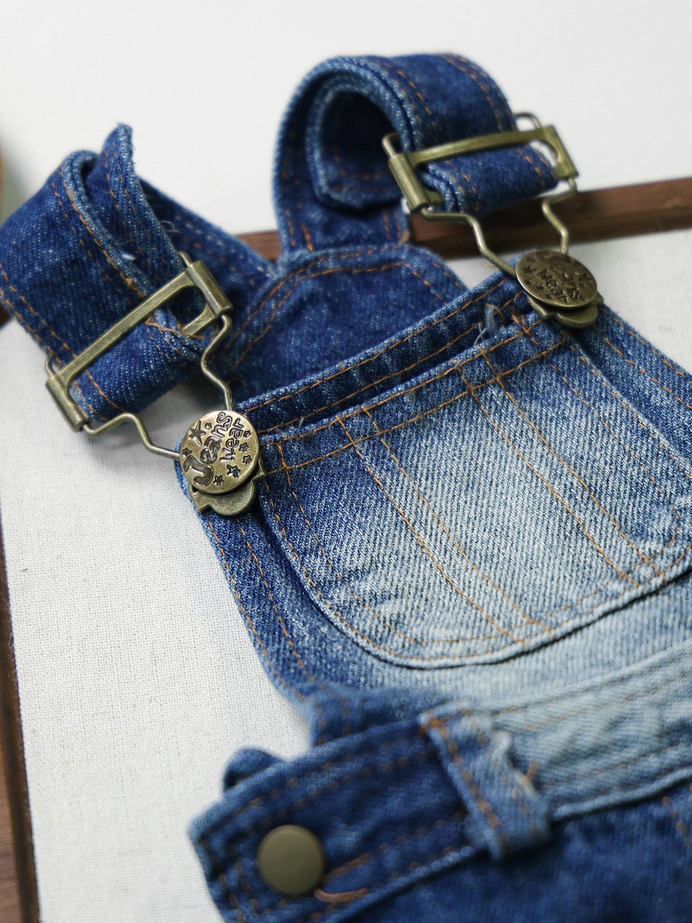 Denim Pet Overalls
