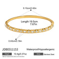 Color Zircon Bangle Collection