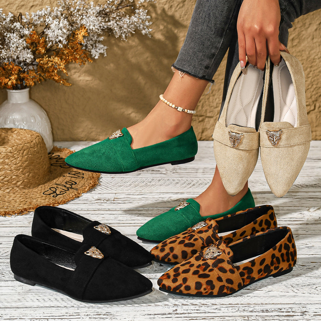Point Toe Slip-Ons