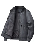 Men's Plus Size Zip Up Long Sleeve Jacket