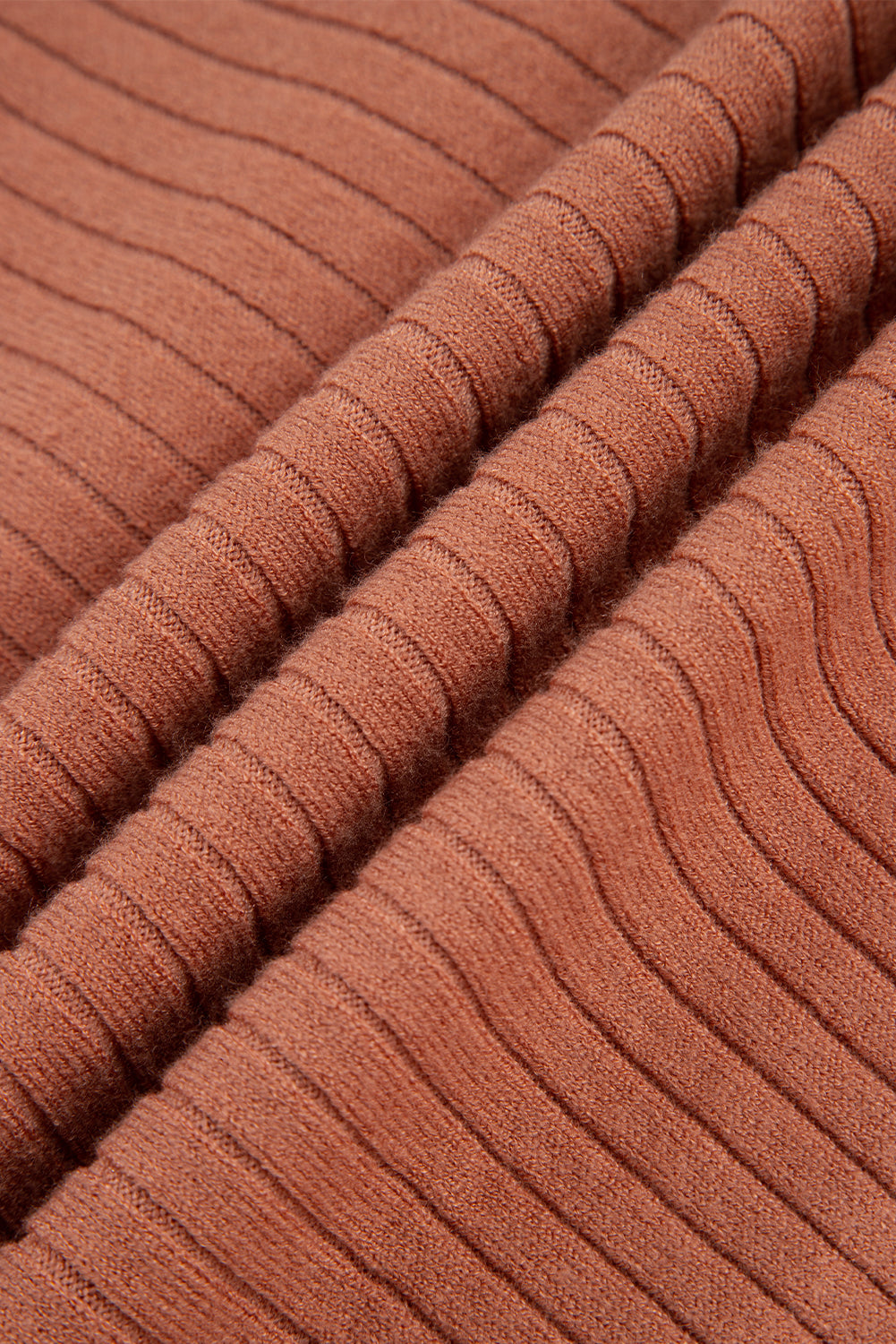 Ribbed Knit Button Front Dolman Sleeve Sweater Cardigan