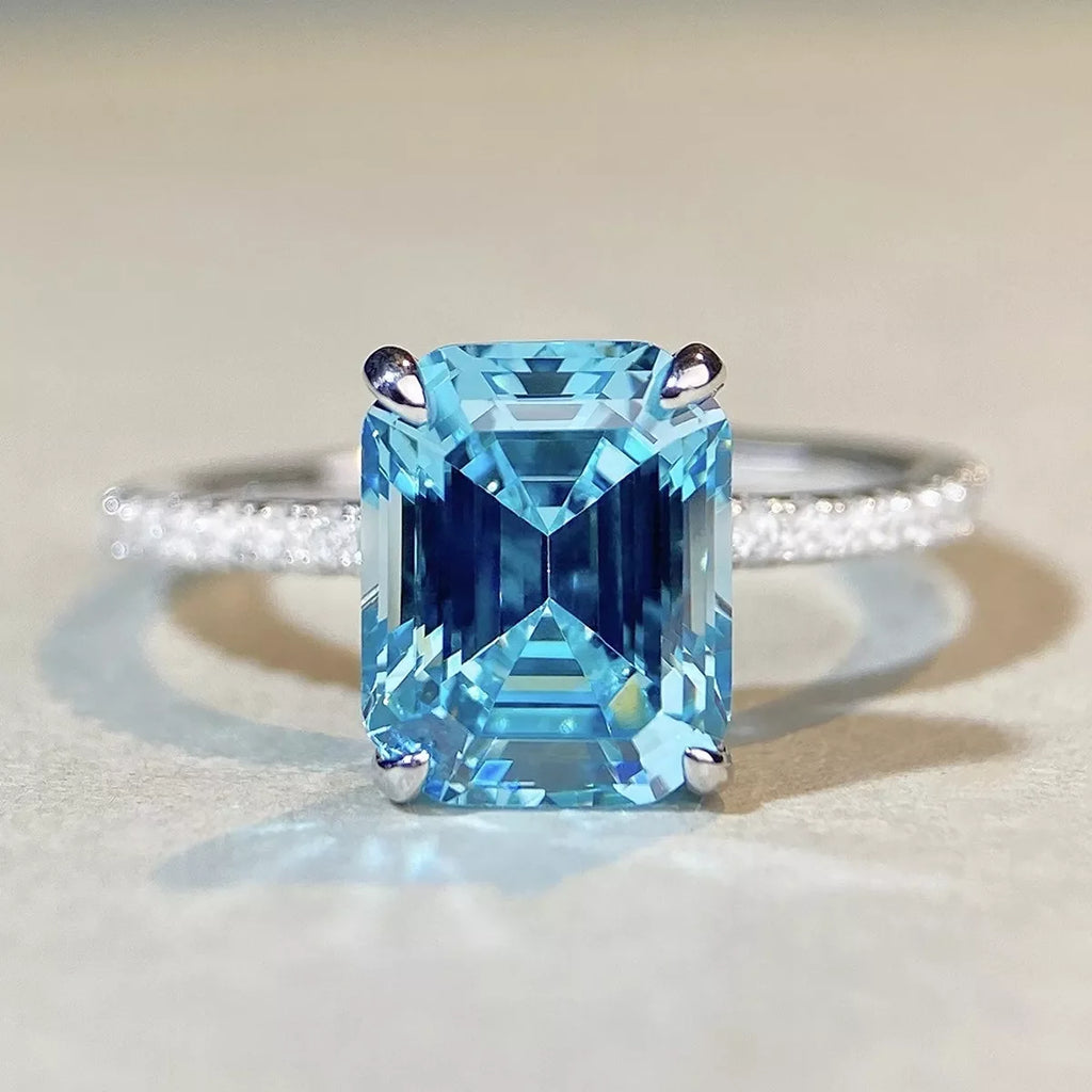 925 Sterling Silver Rectangle Ring
