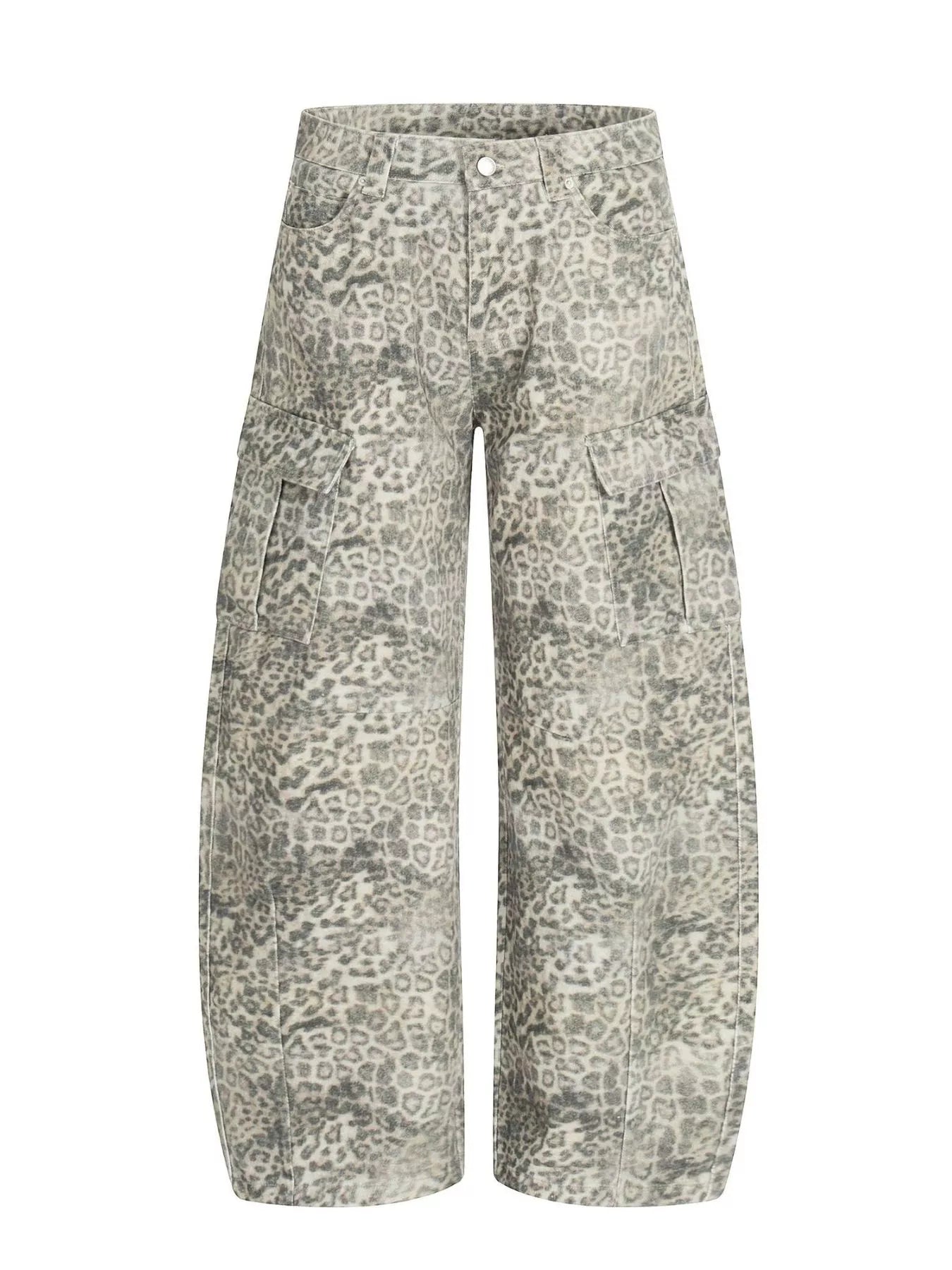 Men's Leopard Print Cargo Pants