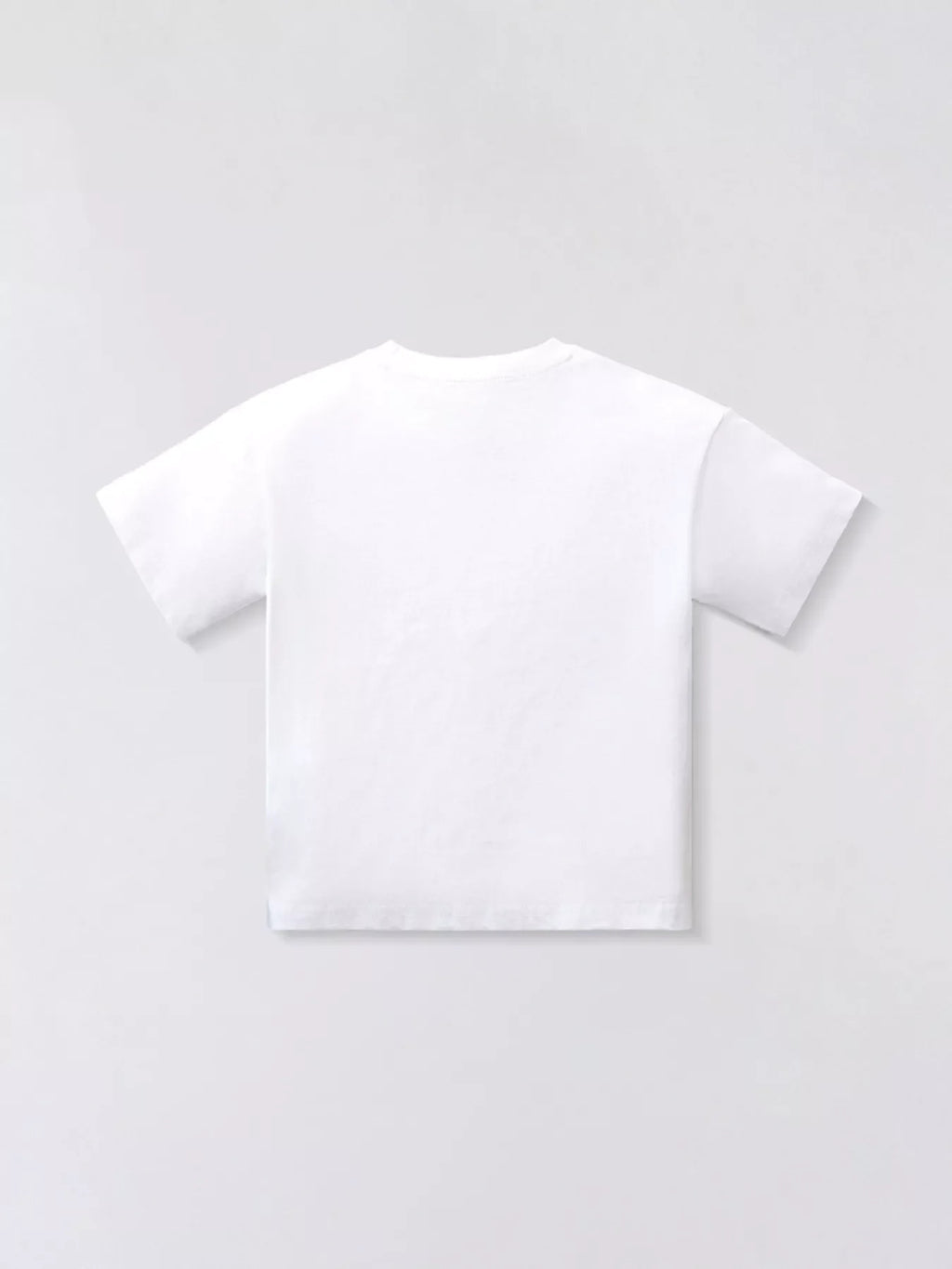 Children's Cartoon Construction Vehicle Crew Neck T-Shirt