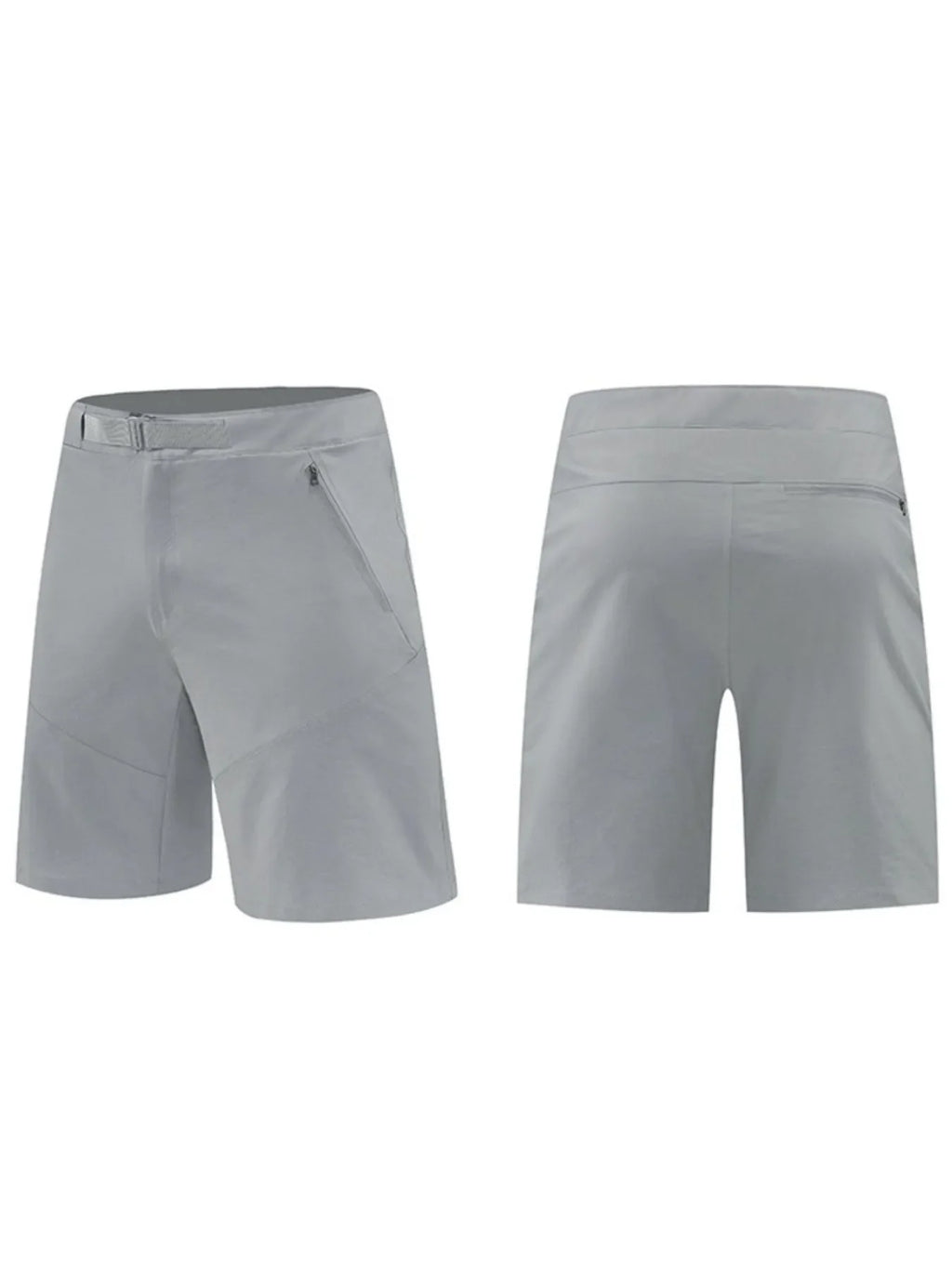 Men's Plus Size Zip Detail Shorts