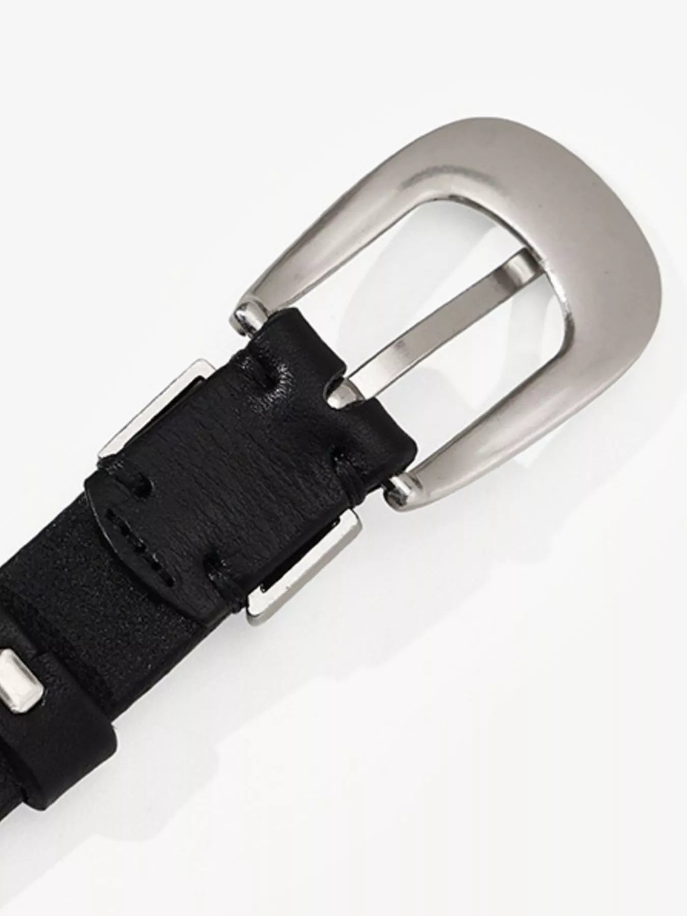 Flower Adjustable Leather Belt