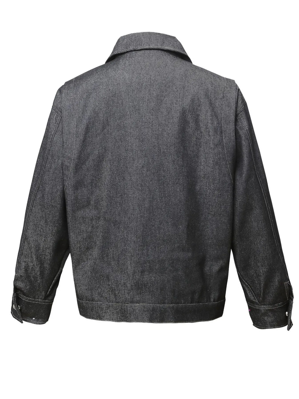 Men's Snap Down Long Sleeve Denim Jacket