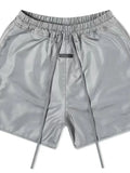 Men's Plus Size Drawstring Shorts with Pockets