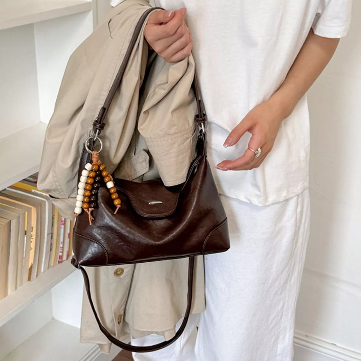 Vintage Leather Shoulder Bag