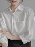 Full Size Button Up Long Sleeve Shirt Plus Size