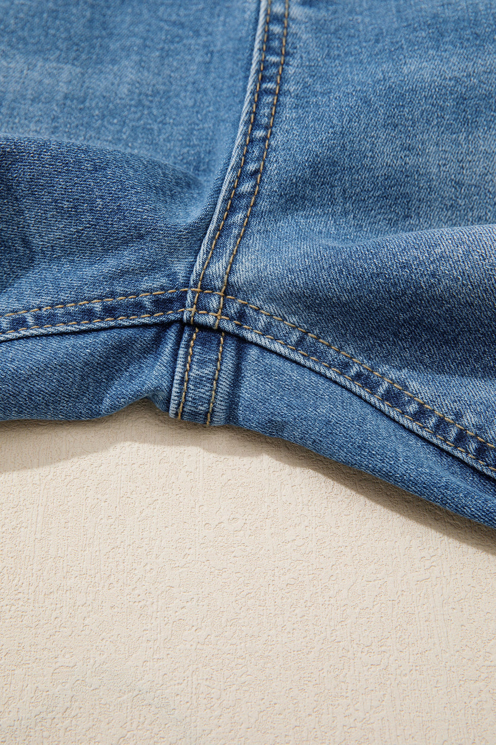 Myosotis Acid Washed Straight Leg Full Length Casual Jeans