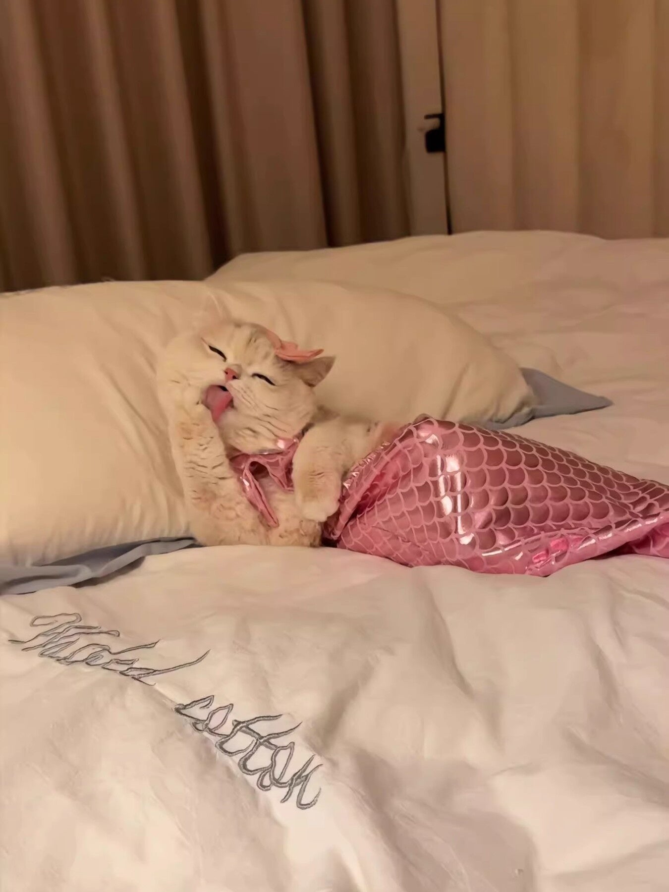 Shiny Mermaid Pet Costume Dress